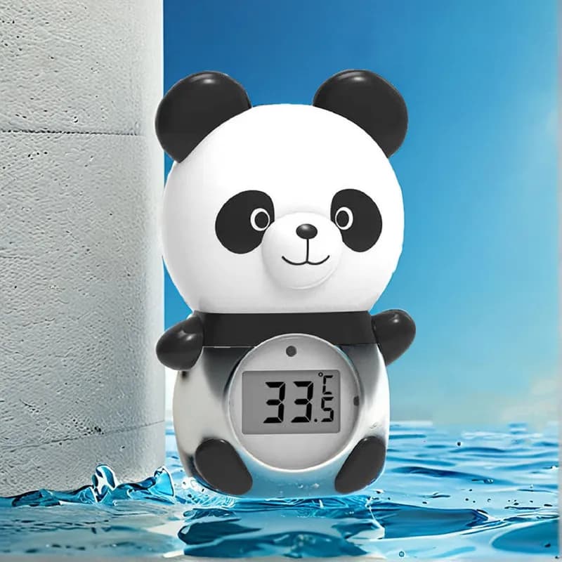 1PC Termometro da bagno digitale per bambini Panda Anatra Coniglio Termometro da bagno galleggiante Giocattolo Mostra acqua calda fredda per i bambini appena nati