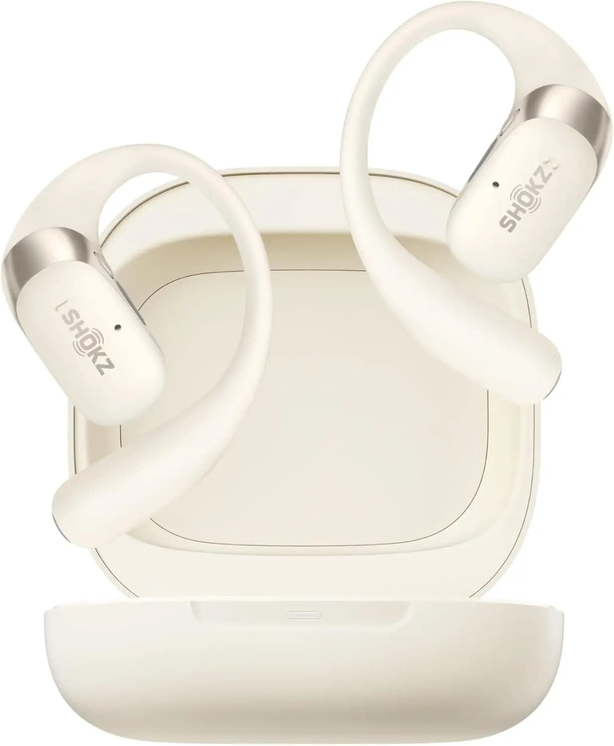 Cuffie OpenFit 2 Open-Ear, Auricolari Bluetooth True Wireless con Microfono, Auricolari con Gancio per Orecchio e 48 Ore di Autonomia, Ricarica Rapida