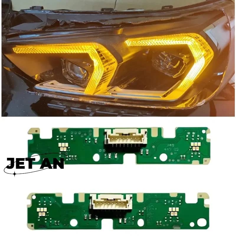 U11 Luce di marcia diurna gialla Schede LED Angel Eye per il 2022 2023 BMW U11 X1 U12 X2 Faro principale 63115A64446 63115A64445