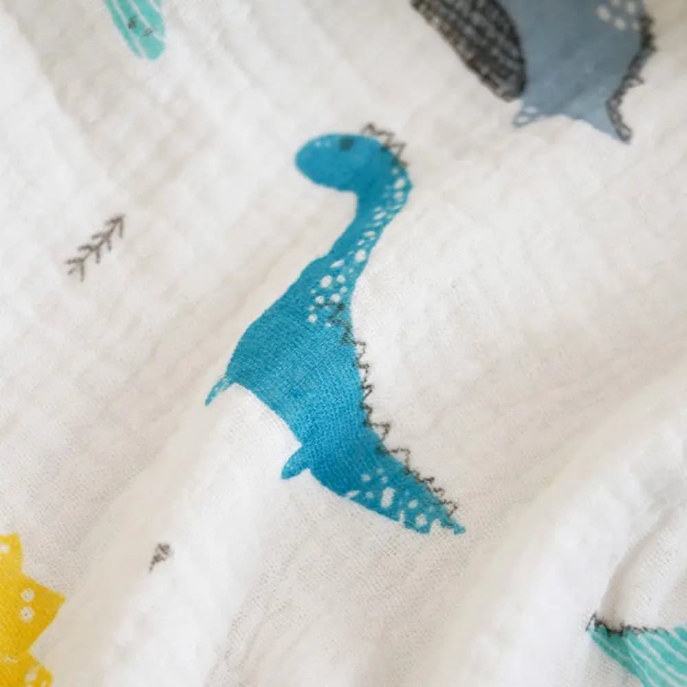 Children's Bath Towel in Garza Printed with Cartoni Animati, Soft and Comfortable, Bathrobe with Four-Strap Hood