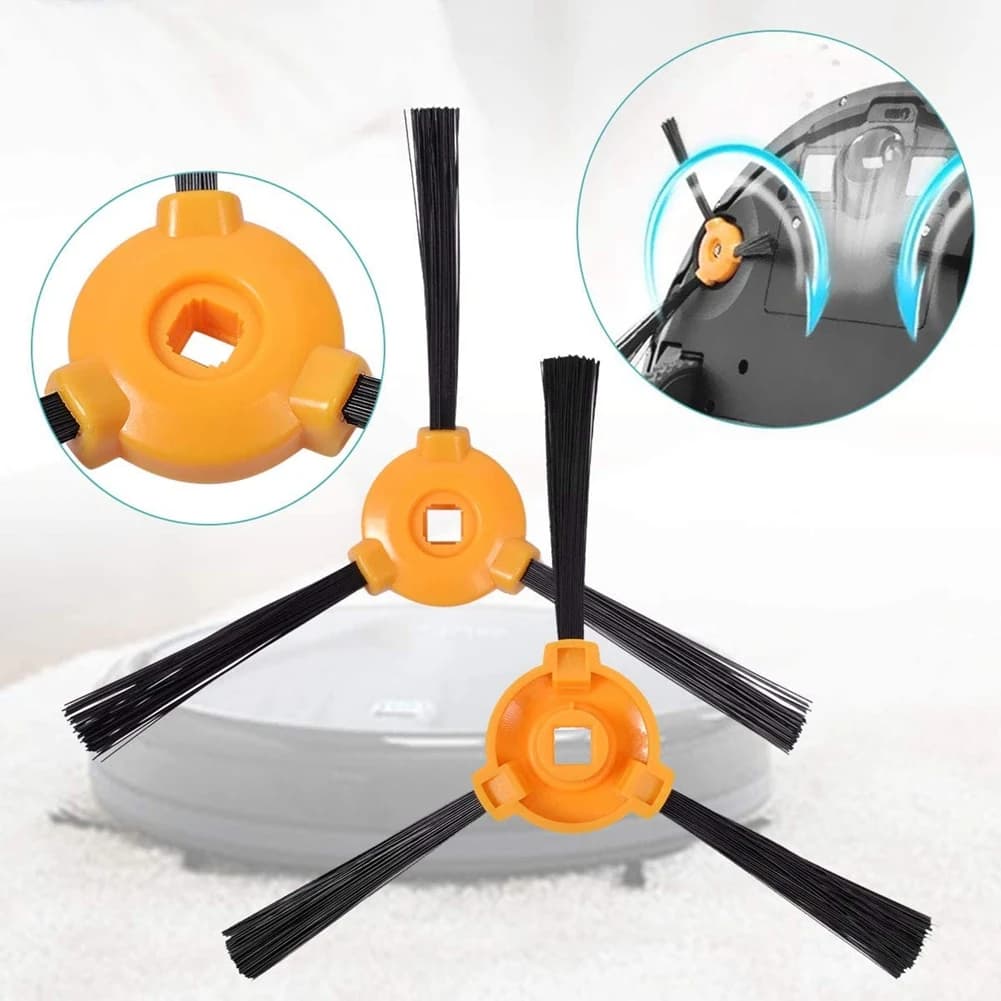 Kit di parti di ricambio per filtro spazzola laterale ABZA per aspirapolvere robot Ecovacs Deebot N79 N79S Yeedi K600 K700