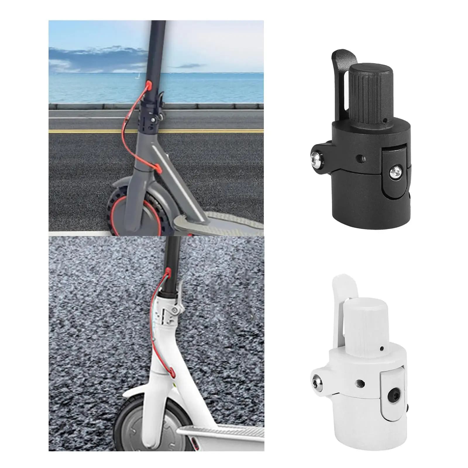 Base per palo pieghevole per scooter elettrico Riparazione di ricambio Installazione semplice Aggiornamento delle parti Forniture Attrezzature Lega di alluminio per M365