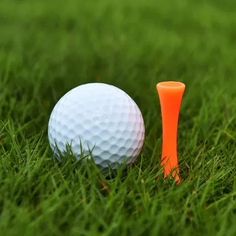 New Esercizio Tees da golf da 70 mm 100 pezzi/set Un set in materiale plastico arancione