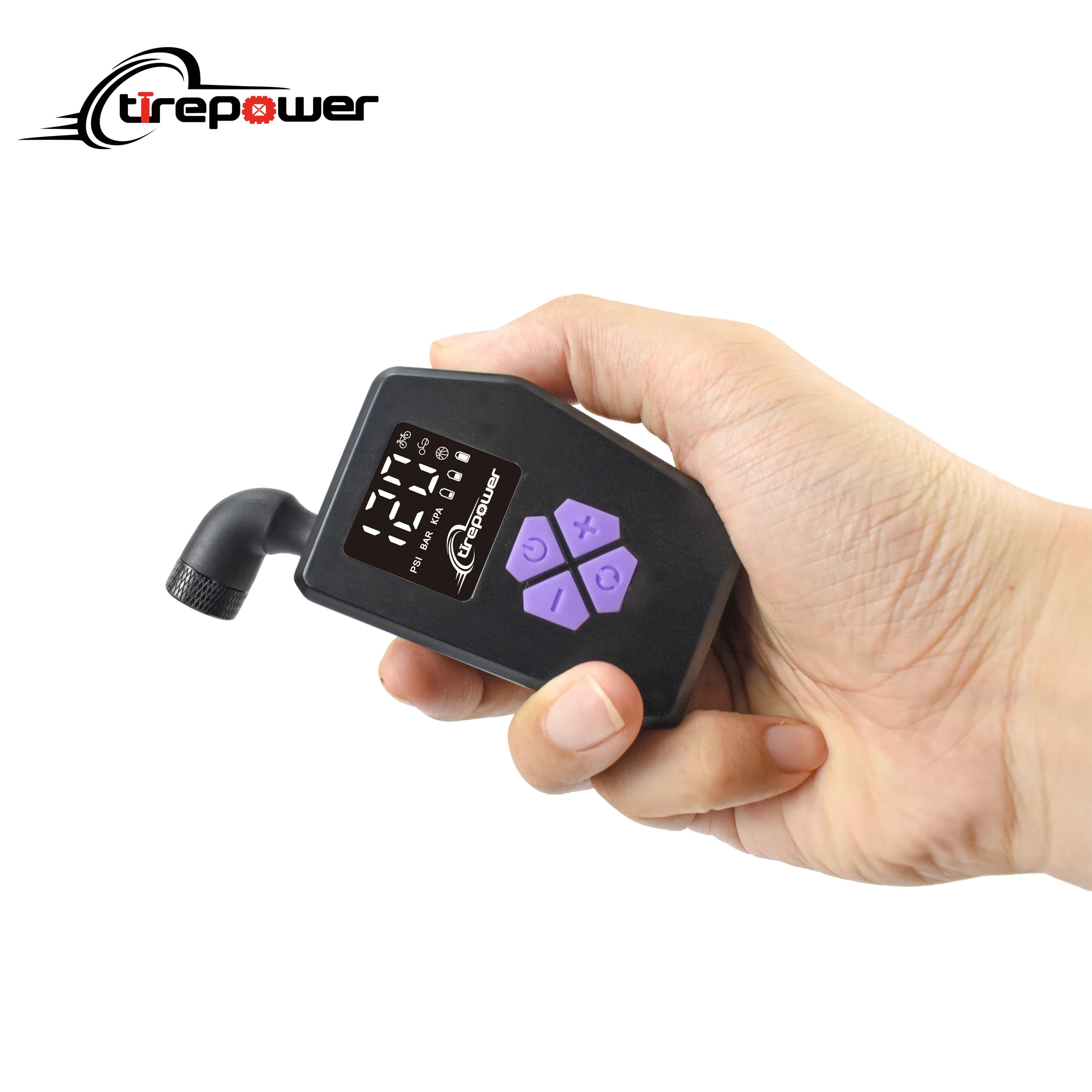 120PSI Mini Pompa per bicicletta elettrica Tipo-C Gonfiatore d'aria ricaricabile Pompa per bici MTB Road Schrader Presta Valve Pompa da ciclismo