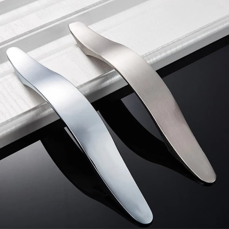 Maniglie per mobili in lega di alluminio da 128 mm/160 mm Manopole per porte da cucina Maniglie per armadi Maniglie per mobili per cassetti Hardware