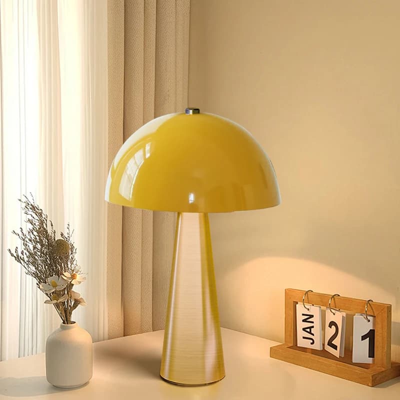 Retro LED Table Lamps Mushroom Touch Sensor Desk Lamp Living Room Dining Hall Bedroom Restaurant Bar Room Decoration Desk Lights