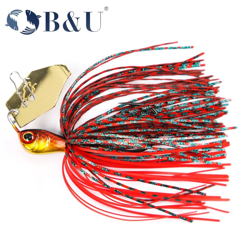 B&U Richiamo di Pesca Chatter Bait Spinner Bait Blade Jig Dancer Buzzbait wobbler chatterbait per basso pik