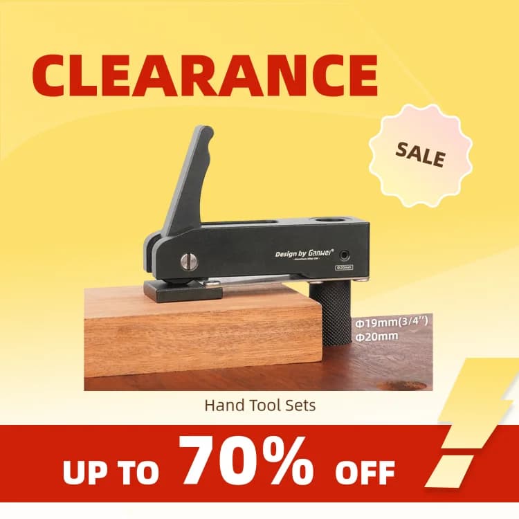 Clearance_Workbench Dog Holes Quick Acting Hold Down Clamp Desktop Clip Fast Fixed Clip for Woodworking Benches 19/20MM Hole Too