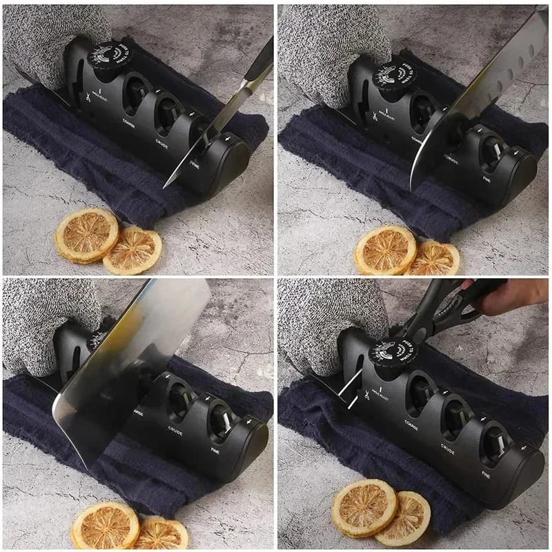 Quickly sharpening tool Non-slip handle Adjustable angle sharpeners five in a professional kitchen accessories