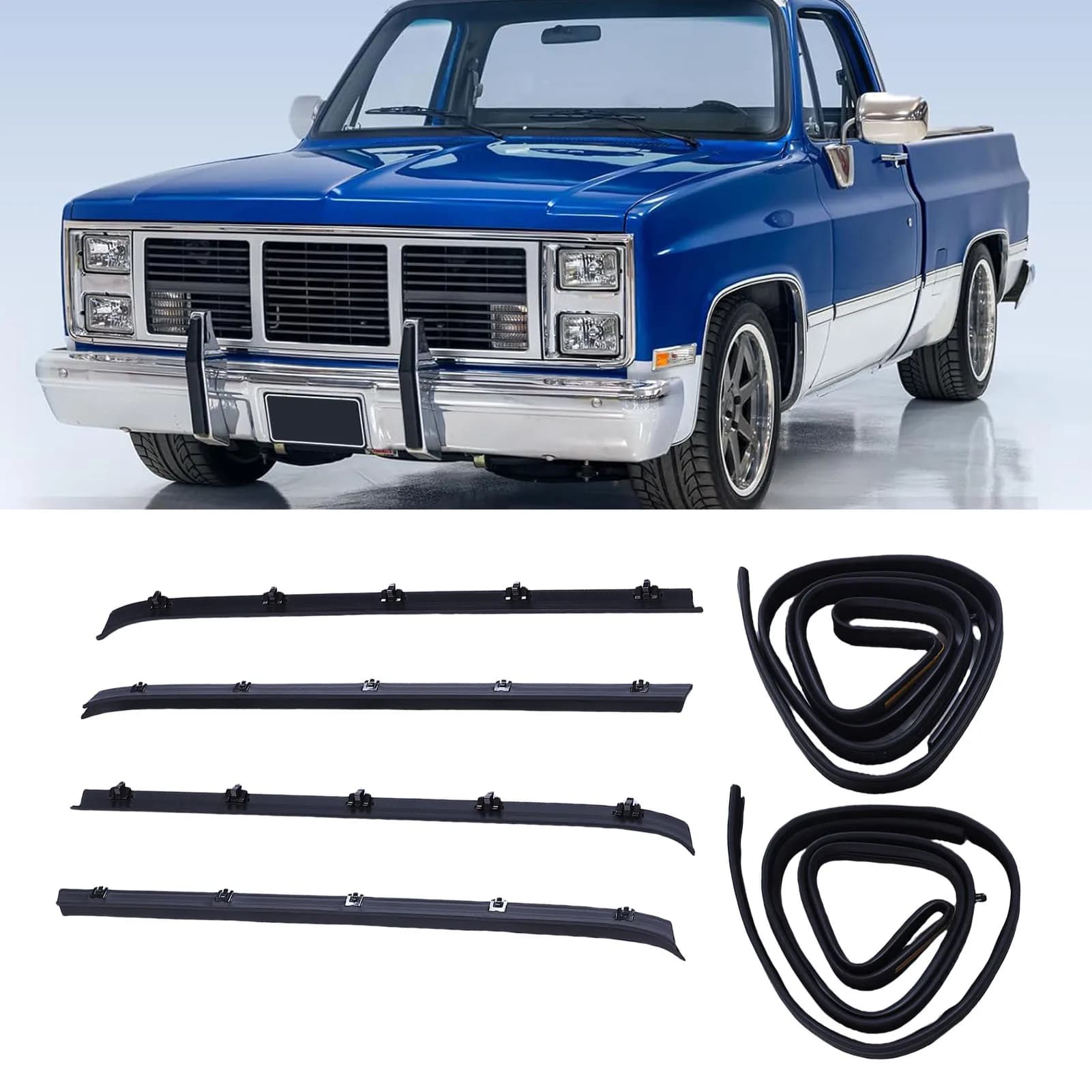 Kit guarnizioni per porte 15569071 - Set completo di guarnizioni di ricambio per Chevy/GMC serie C/K 1500-3500