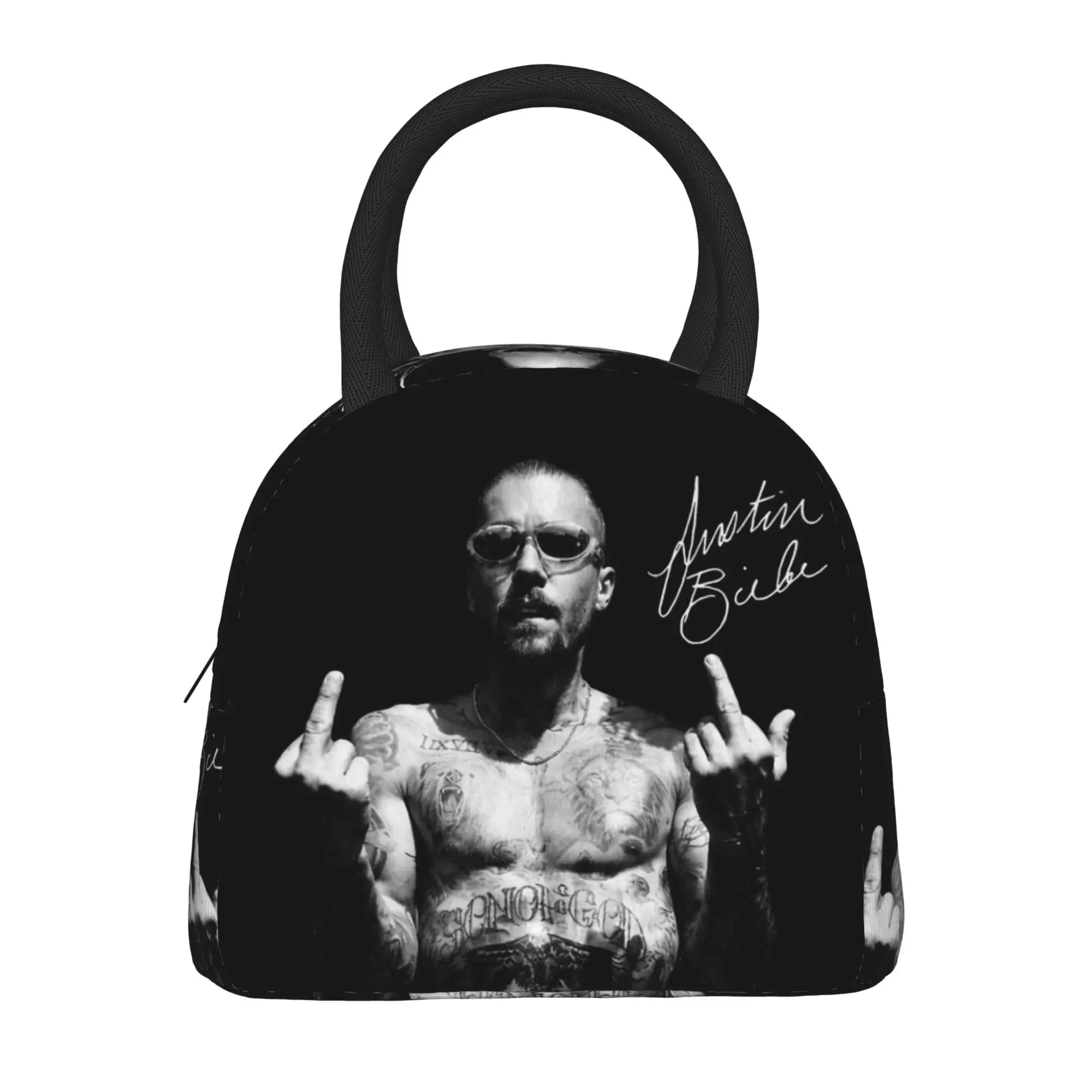 Borsa Termica Bieberchella per il Concerto di Justin Bieber 2026, Contenitore Portatile per Alimenti, Borsa Frigo Termica per Picnic