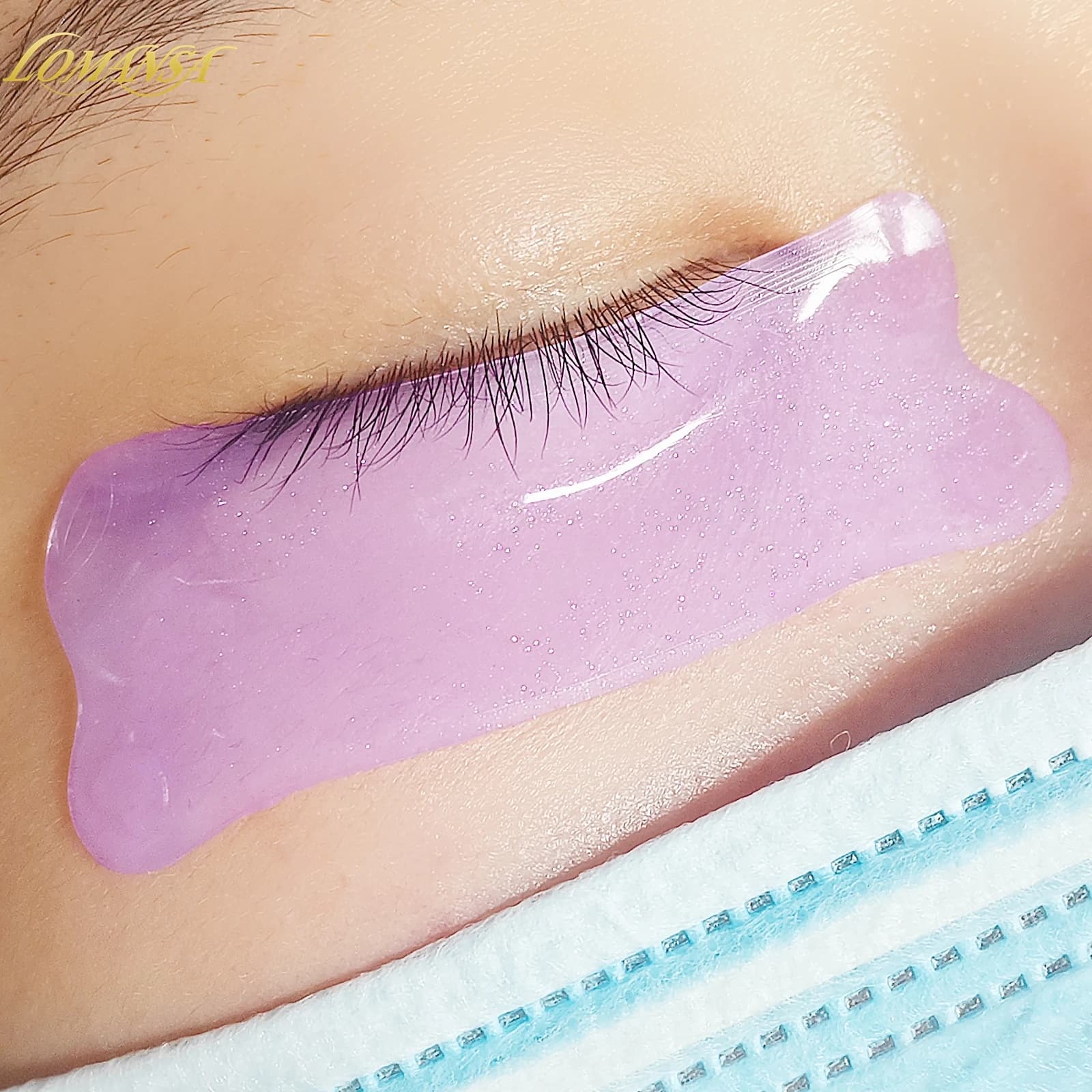 Lomansa Hanging Bear Korea 1 Pair Silicone Eyelashes Perming Rod Lash Lift Pad Lash Soft Pad Eyelash Curling Iron Makeup Tool