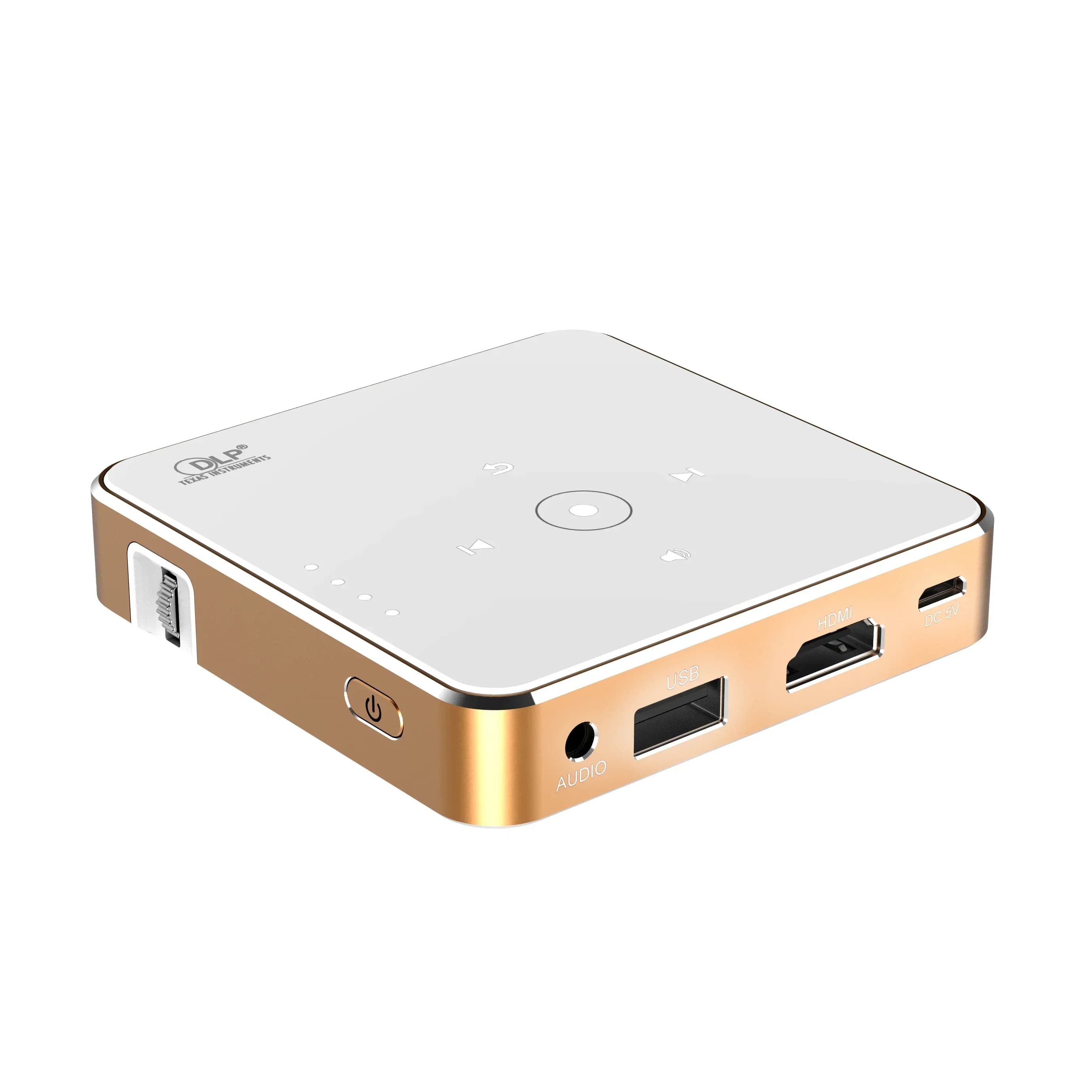 Proiettore portatile mini 4K DLP LED Android 2026 Premium Full HD con batteria e audio potente