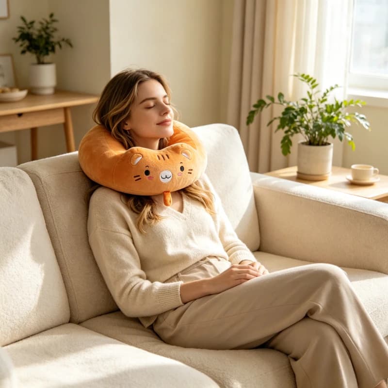 Multifunctional U-shaped Neck Pillow, Travel Pillow, Suitable for Travel, Outdoor Camping, Airplanes, Nap U-shaped Pillow