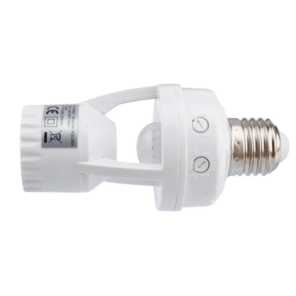 E27 Spina Smart Lampadina Presa 360 Degrees PIR Induction Motion Sensor Infrared Switch 110-220V Portalampada Base Adapte