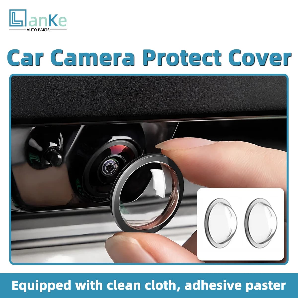 2 Pieces Protection for Lens Camera Auto, Cover for Camera Rear 360° ° Protection for camera scratch, waterproof and dustproof