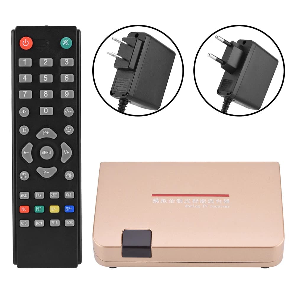 Convertitore convertitore analogico Adattatore convertitore HDMI da RF a HDMI Convertitore tutto standard Adattatore ricevitore TV analogico Telecomando