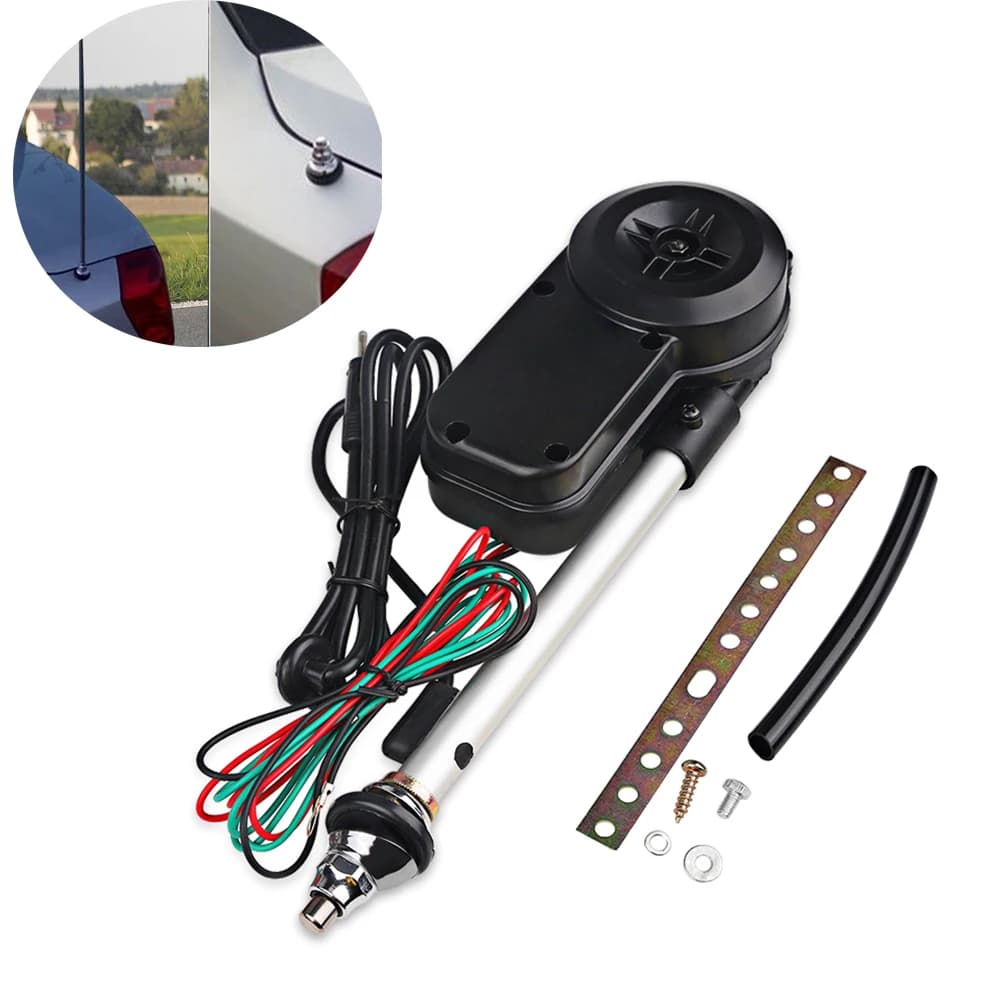 Trasmettitore FM 12V AM antenne Antenna elettrica accessori per veicoli esterni telescopici automatici per autoradio Audio universale
