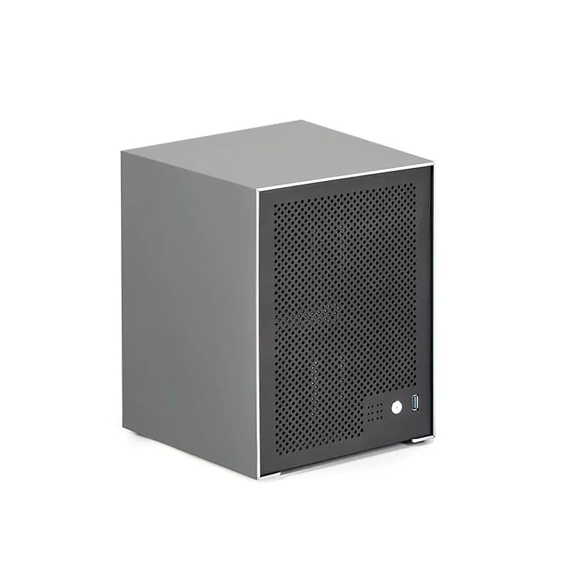 6-Disk NAS chassis aluminum shell itx main board small 1u power supply feiniu black Qunhui storage server