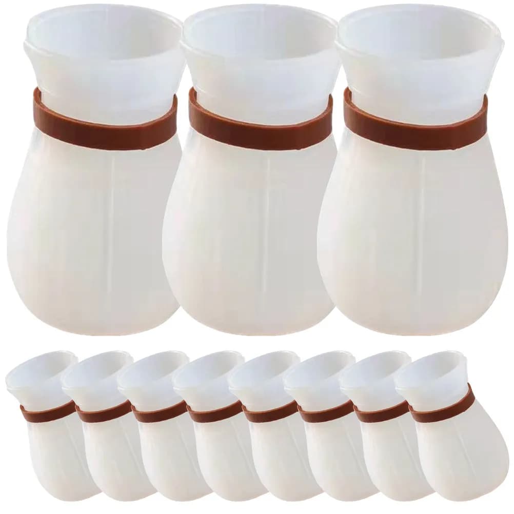 20 pezzi di coprigambe per sedie, protezioni per gambe di tavoli, in PVC antiscivolo, per la protezione di mobili su pavimenti in legno e moquette