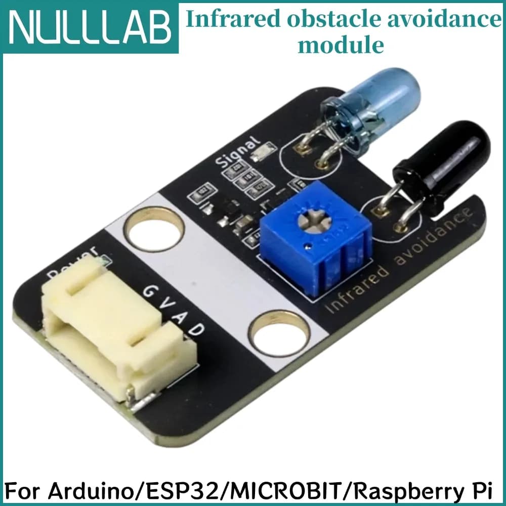 High Precision IR Obstacle Avoidance Sensor Digital & Analog Value with Enclosure PH2.0 for Arduino ESP32 Microbit Raspberry Pi