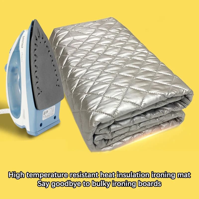 Tappetino da Stiro Portatile da Tavolo, Protezione per Vestiti da Viaggio, Copertura Alternativa alla Stiratrice