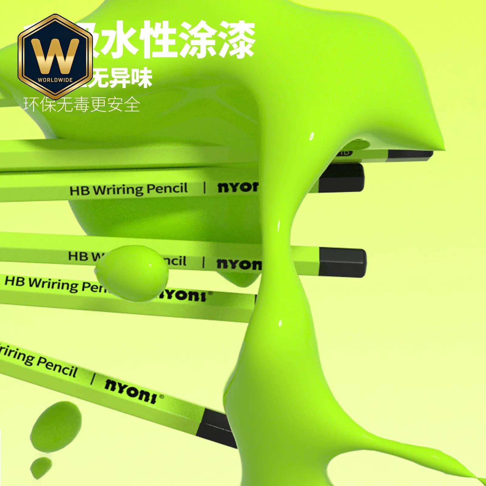 16Pcs Water-based Gel Pen Refills NYONIHB/2B, Smooth Writing, Break-resistant Core, Hexagonal Barrel, For Calligraphy & Painting