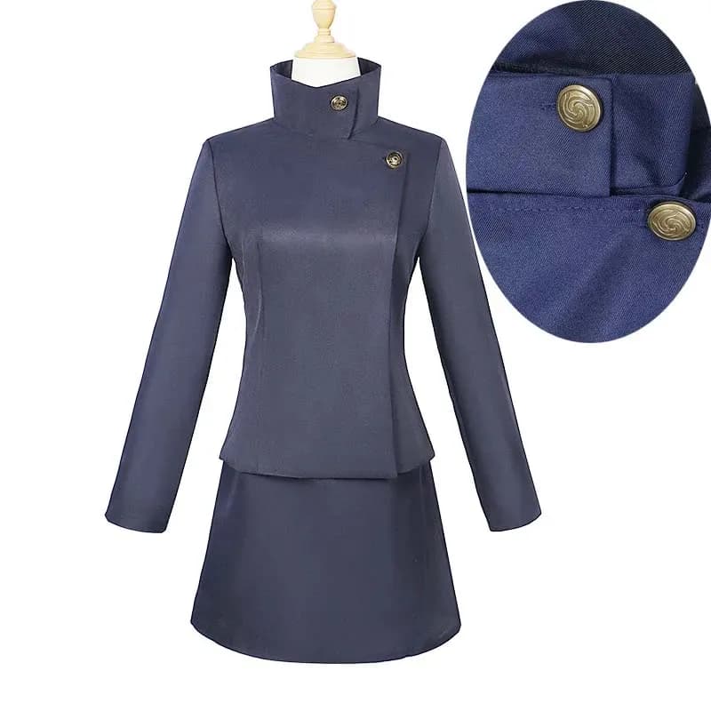 Ieiri Shoko Costume Cosplay Uniform School Set Full Halloween Dresses Navy Blue Ieiri Shoko