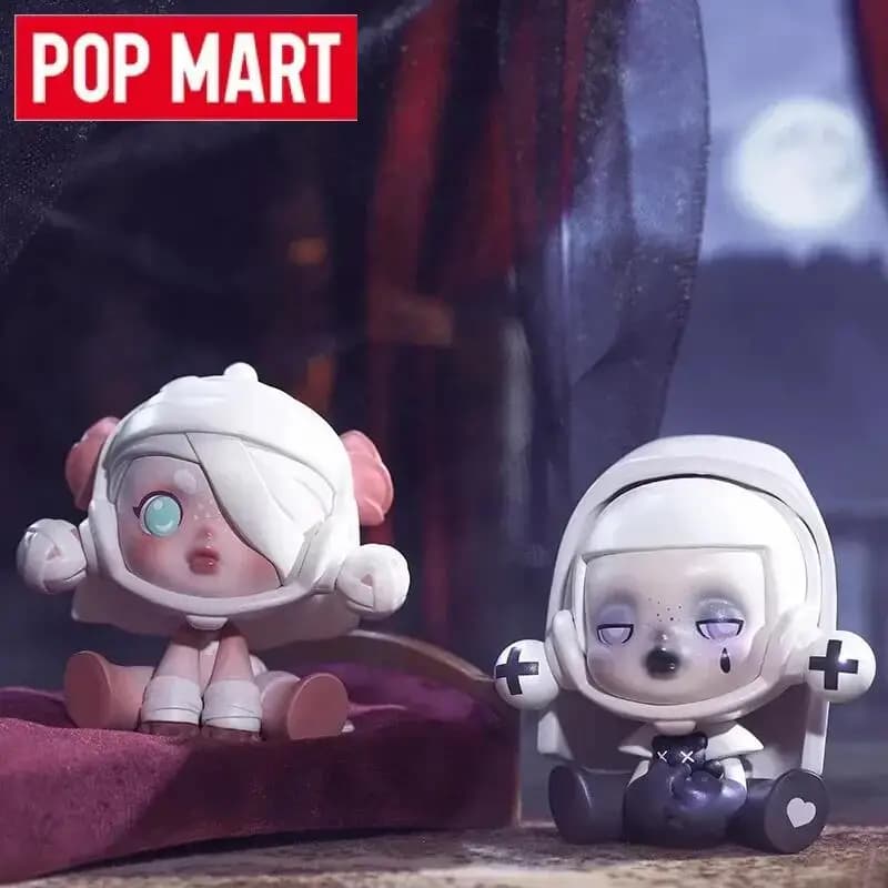 POP MART Skullpanda Ancient Castle Serie Scatola cieca originale Scatola misteriosa Guess Bag Giocattoli Bambole Cute Anime Figure Ornamenti per il desktop