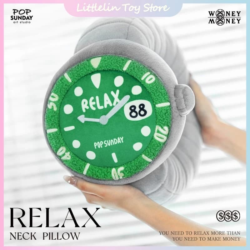 Popsunday Official Relax Neck Pillow Portable Plush U-Shaped Travel Neck Pillow Soft Nap Cushion Girls & Couples Birthday Gift