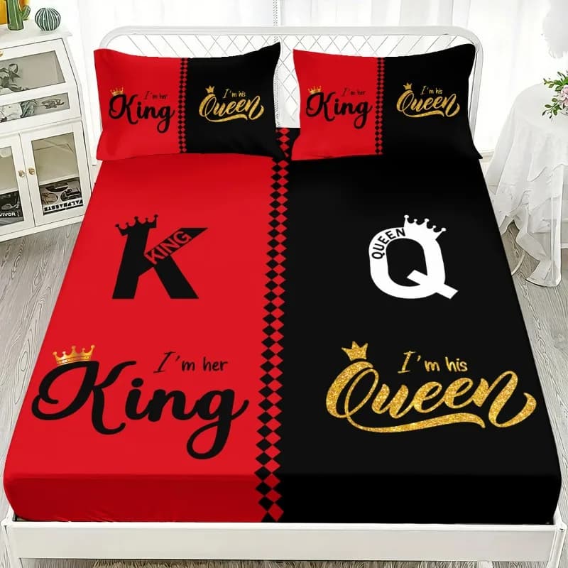 Queen and King Bed Sheet Bed Cover 160x200cm for Home Bedroom Decor Without Pillowcase with 2pcs Pillowcase 75*50cm