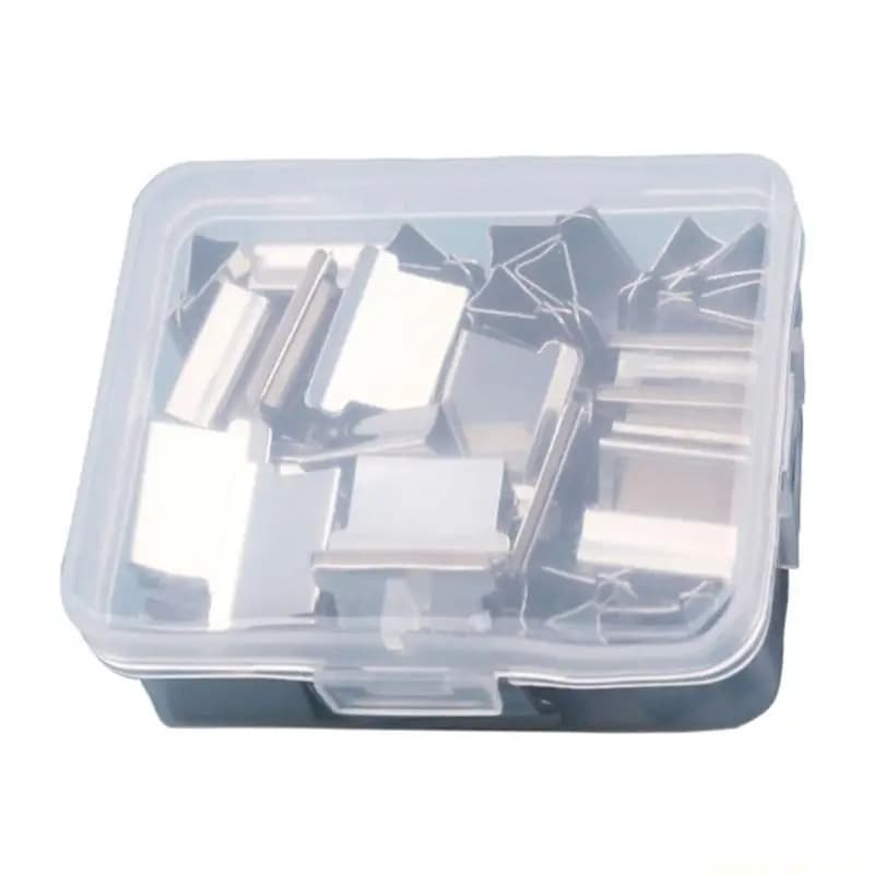 Dispenser con pinze per cartelle portatili, capacità 40-50 fogli, pinza per carta riutilizzabile