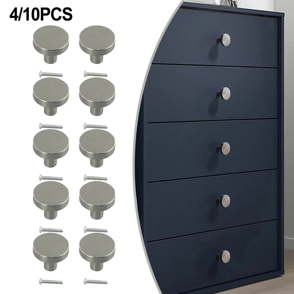 Soluzione versatile per maniglia per armadio Maniglia a foro singolo 28 * 25 mm Maniglia per cassetto minimalista Costruzione di lunga durata