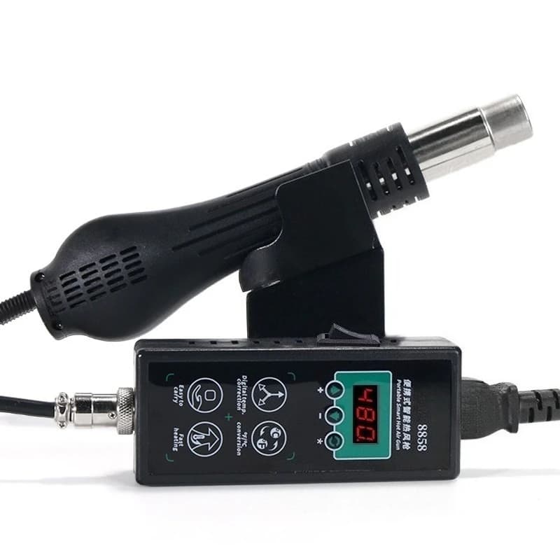 700W Handheld Digital Constant‑Temperature Hot Air Gun Portable Rework Heating Repair Hand Tool