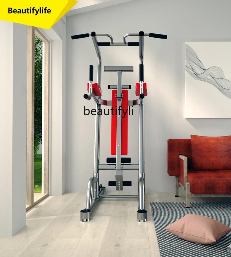 A49 Home Interior Traction Equipment Multi-functional Horizontal Bar for Adults Parallel Bar Frame Single-Steel Landing