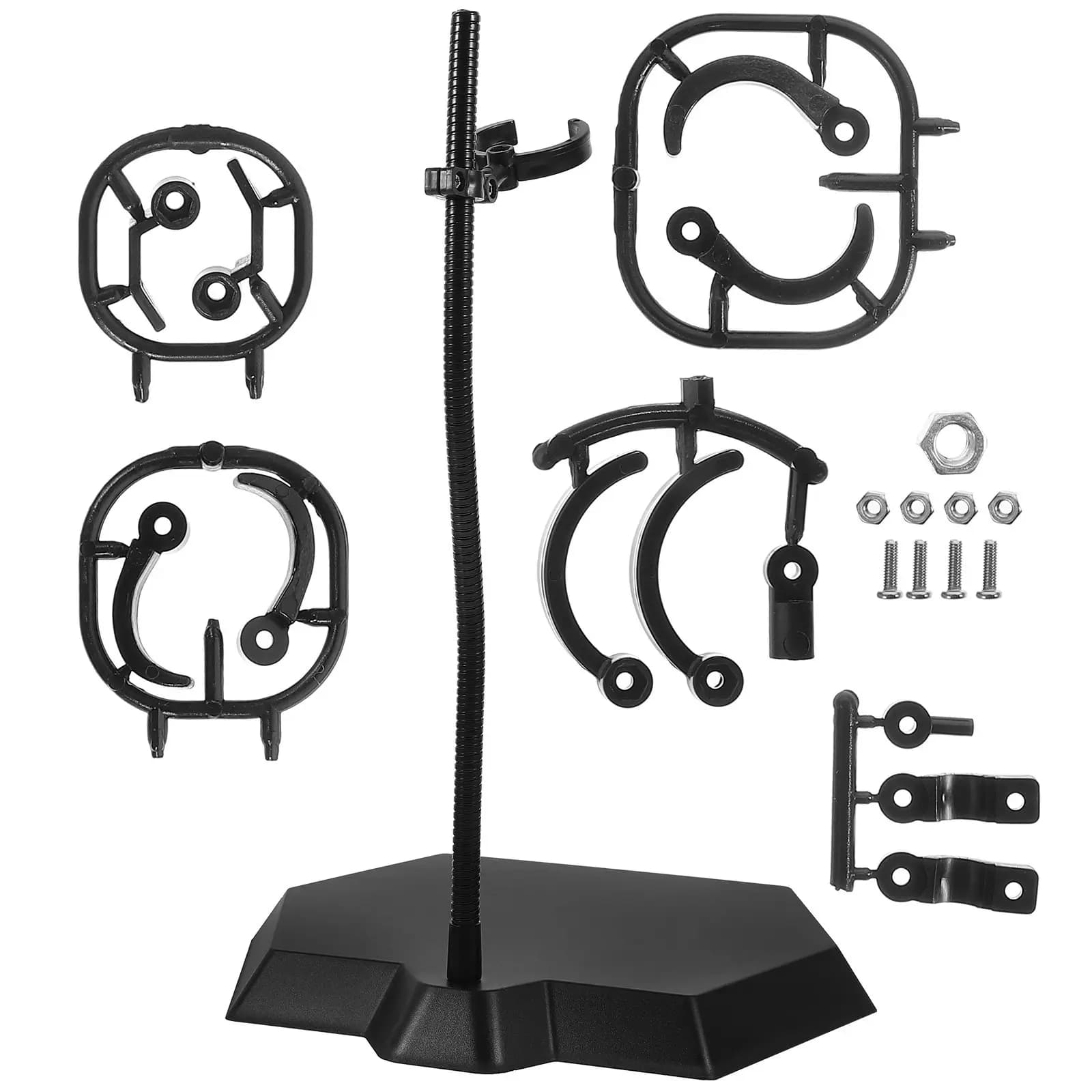 Adjustable Action Figure Stand Flexible Snake Tube Support Rack Plastic Desktop Display Stand for Figures Stable
