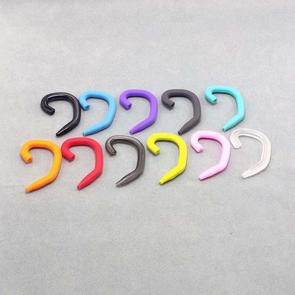 Gancio per l'orecchio in silicone rimovibile Supporto per gancio per auricolare Ganci per le orecchie sportivi Gancio per cavo per auricolare Clip per auricolare sportivo