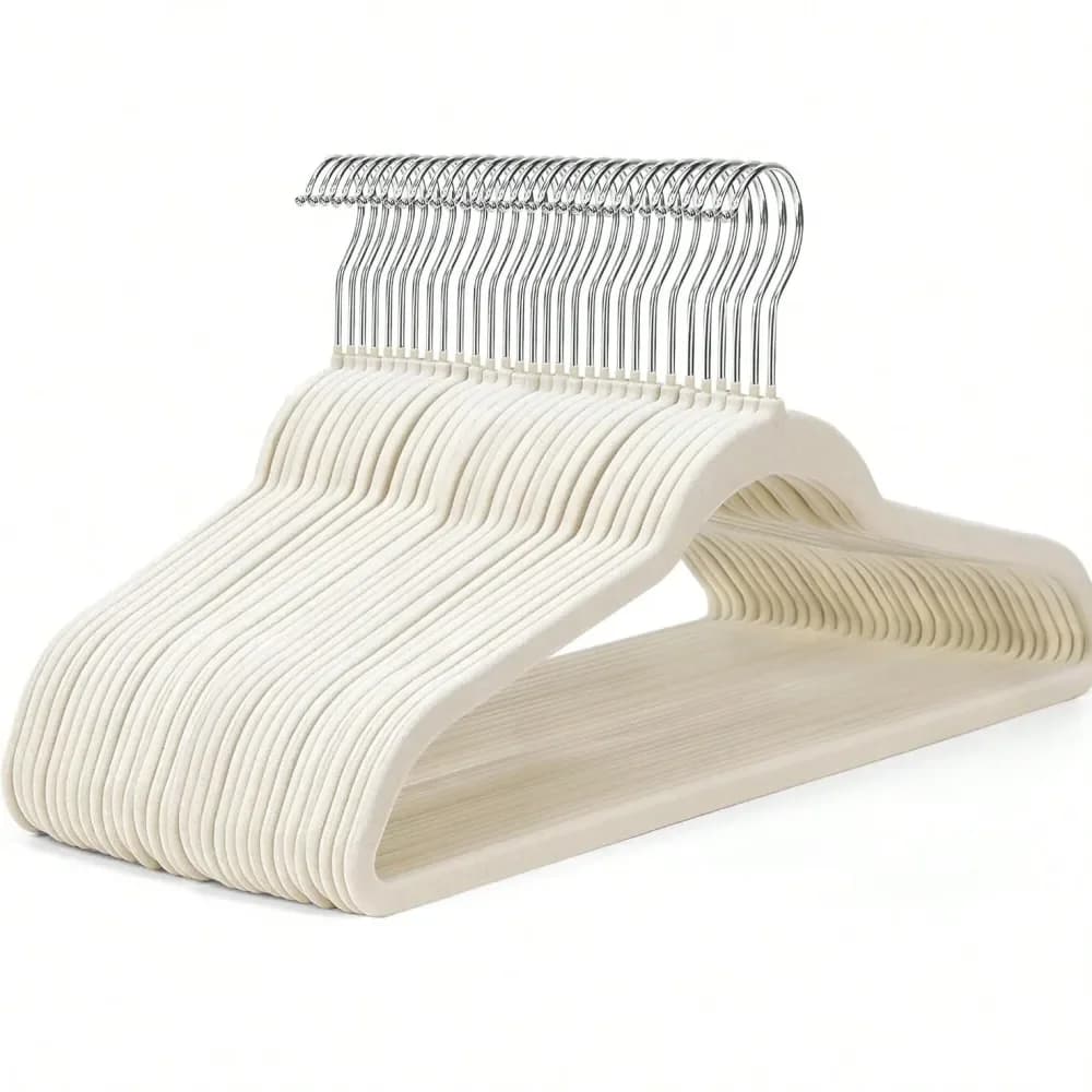 Appendiabiti sottili e resistenti in velluto, salvaspazio per camicie, pantaloni, vestiti, gonne, abiti e giacche