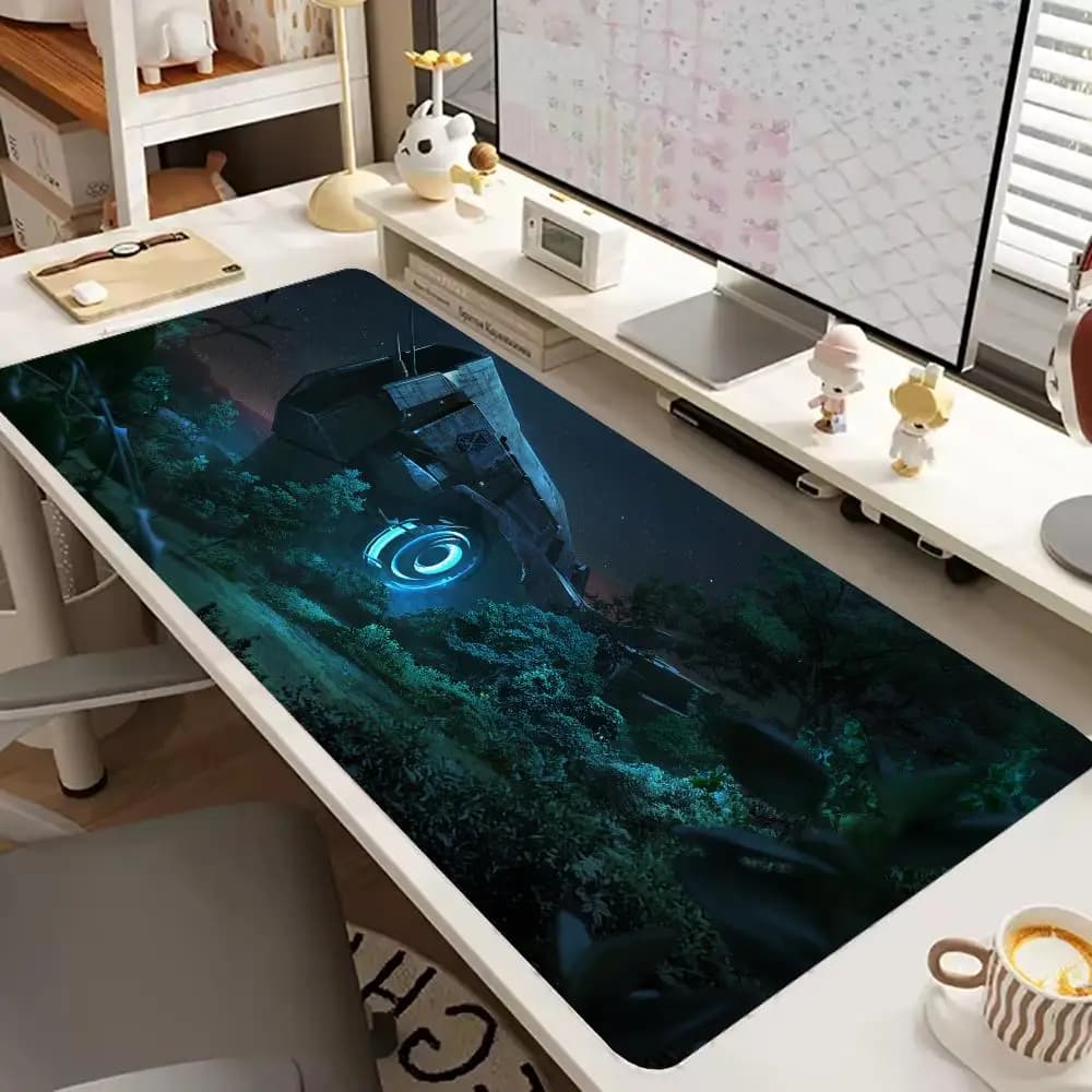 Nuovo tappetino per mouse da gioco XCOM 2, di grandi dimensioni 900x400 mm, adatto per computer portatili, tastiere anime, tappetini per mouse. Tappetino antiscivolo in gomma