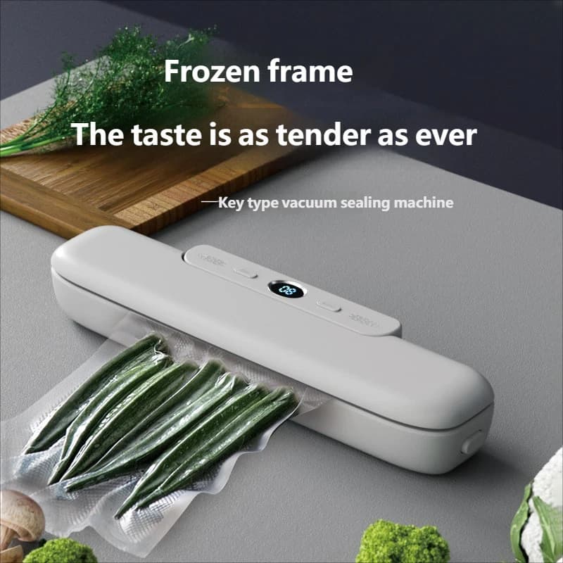 Automatic Vacuum Packing Machine To Save Portable Kitchen Food For Home Use Electric Plastic Sealant Packing For Outdoor Car RV