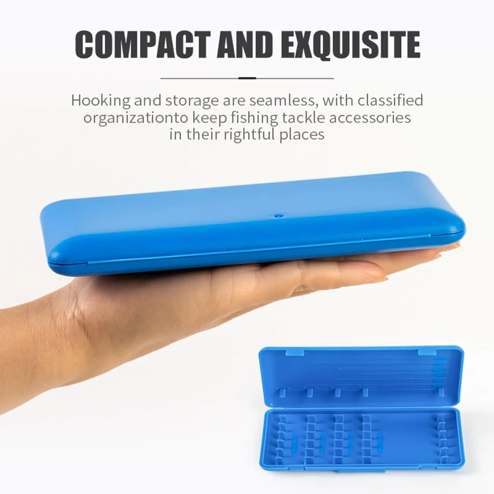 Rig Box Fishing Equipment Box, Feeder Resistant Housing, Door Fishing Kit for Freshwater Fishing Dog