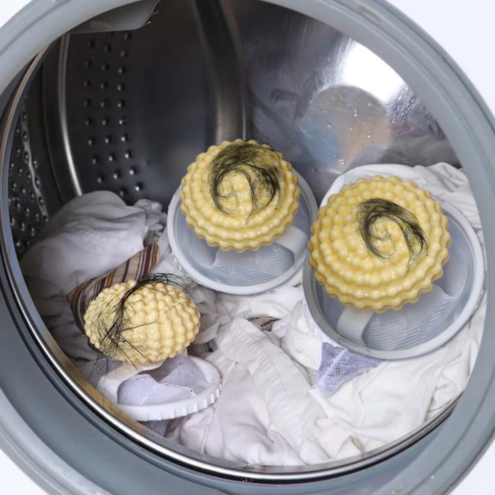 3 pieces of removal of the filtering network for floating hair, reusable for removing pet hair, for laundry, floating net bag for washing machine