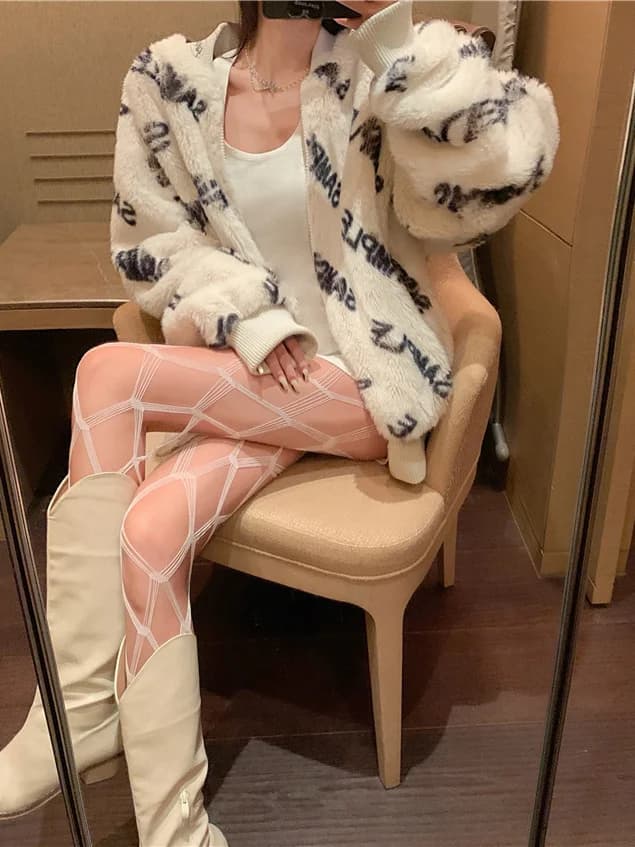 Calze a rete sexy da donna con intagli, in pizzo, a rete, trasparenti, modellanti, traspiranti