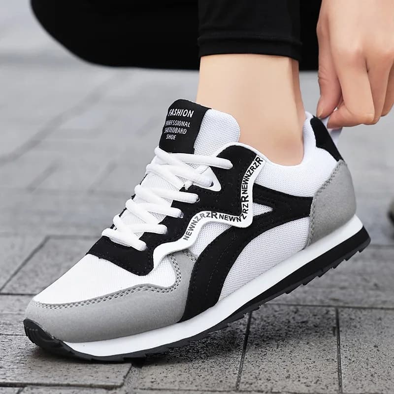 Sizes 35-48 Summer New Retro Men's Casual Running Sneakers Men Breathable Fabric, Women's Vulcanized Shoes Classic Trendy Shoes