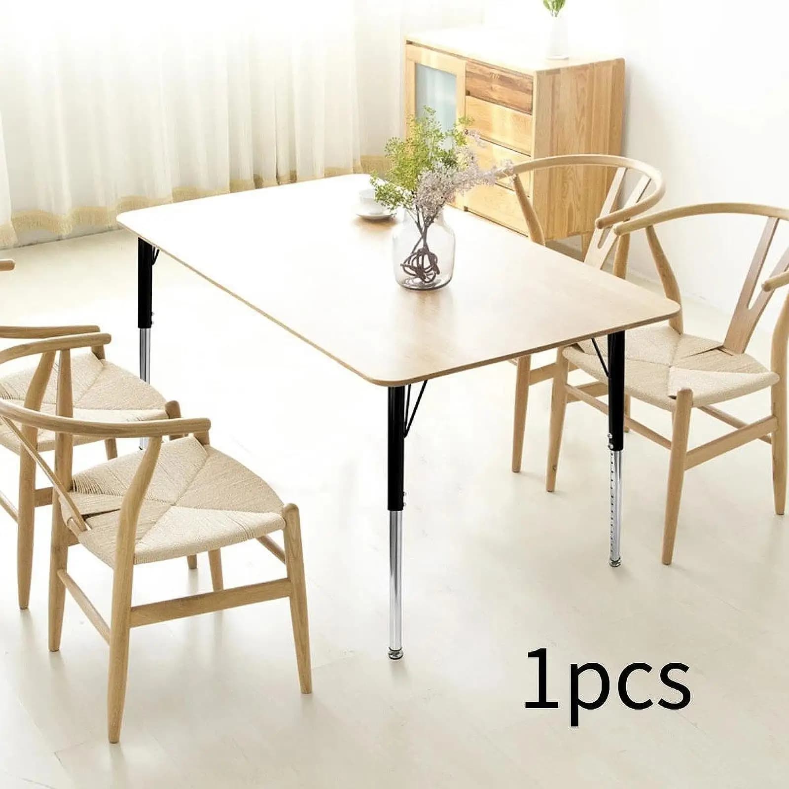 Adjustable Table Leg Furniture Leg Multipurpose Easy Installation Heavy Duty Worktop Support for Dining Table Laptop Table