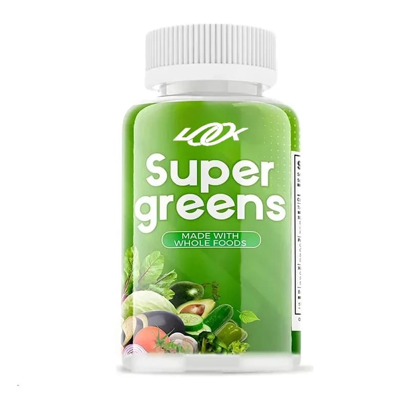 Super Supplements Verdure 60 Vegetarian Capsules Foods Vitamins and Minerals Suitable for Women Men and Children
