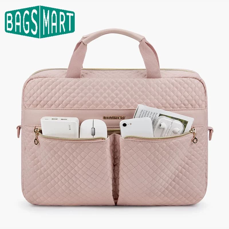 BAGSMART Borsa universale per laptop 15.6 17.3 pollici Notebook per borsa per computer Uomo Donna Studente di scuola Custodia per laptop