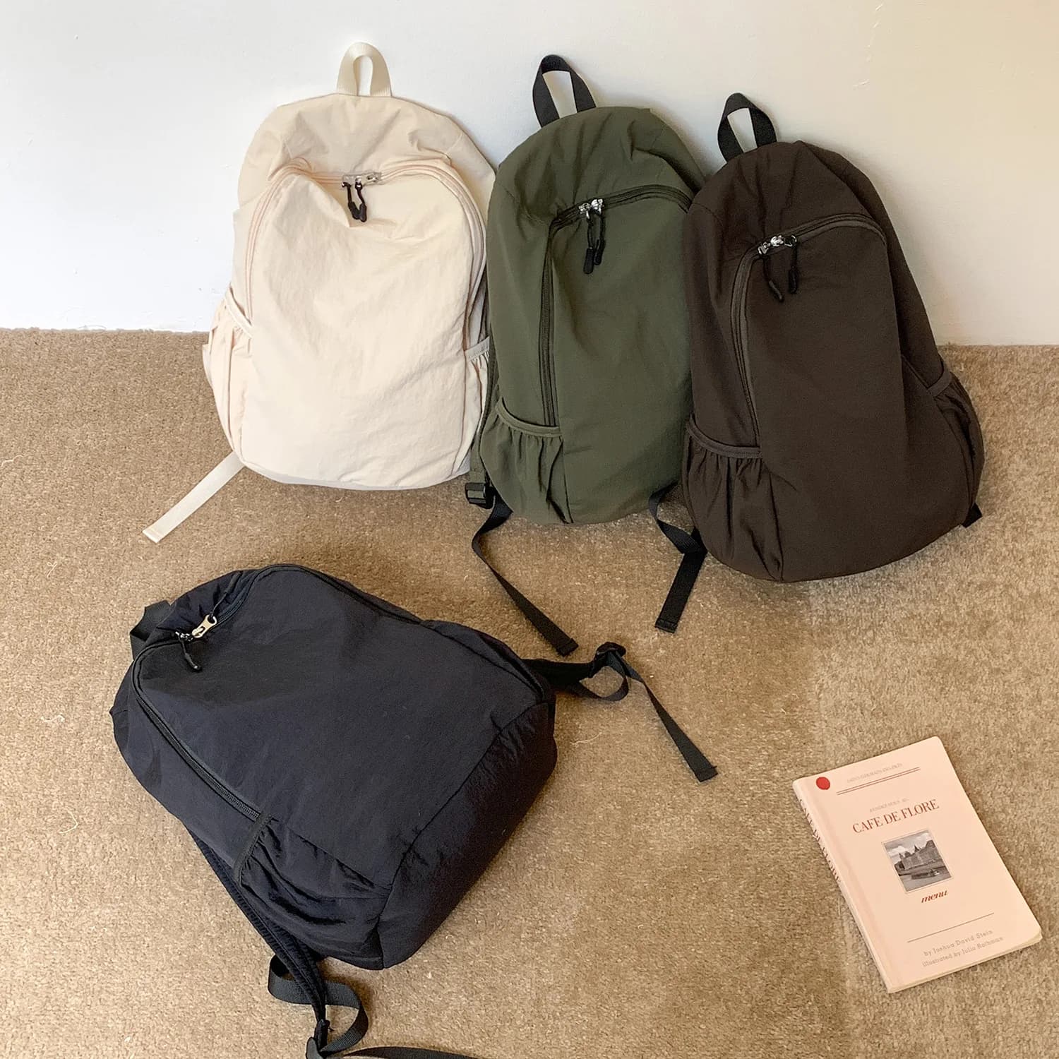 Casual Nylon Backpack Women Bag NEW 2026 Soft Travel Bags for Unisex Lightweight School Bags for Teenager Designer Backpack