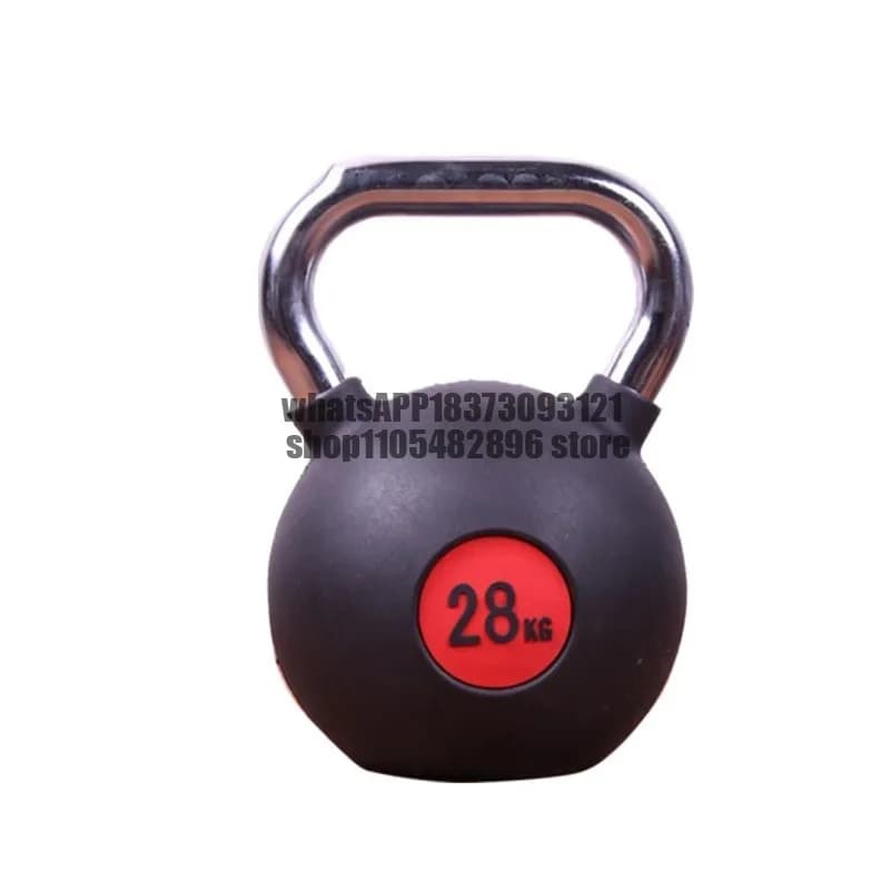 Gym Commercial Competitive Kettlebell 20kg 10 KG 3 2000G Solid Dumbbell Rubber Handlepromote sales