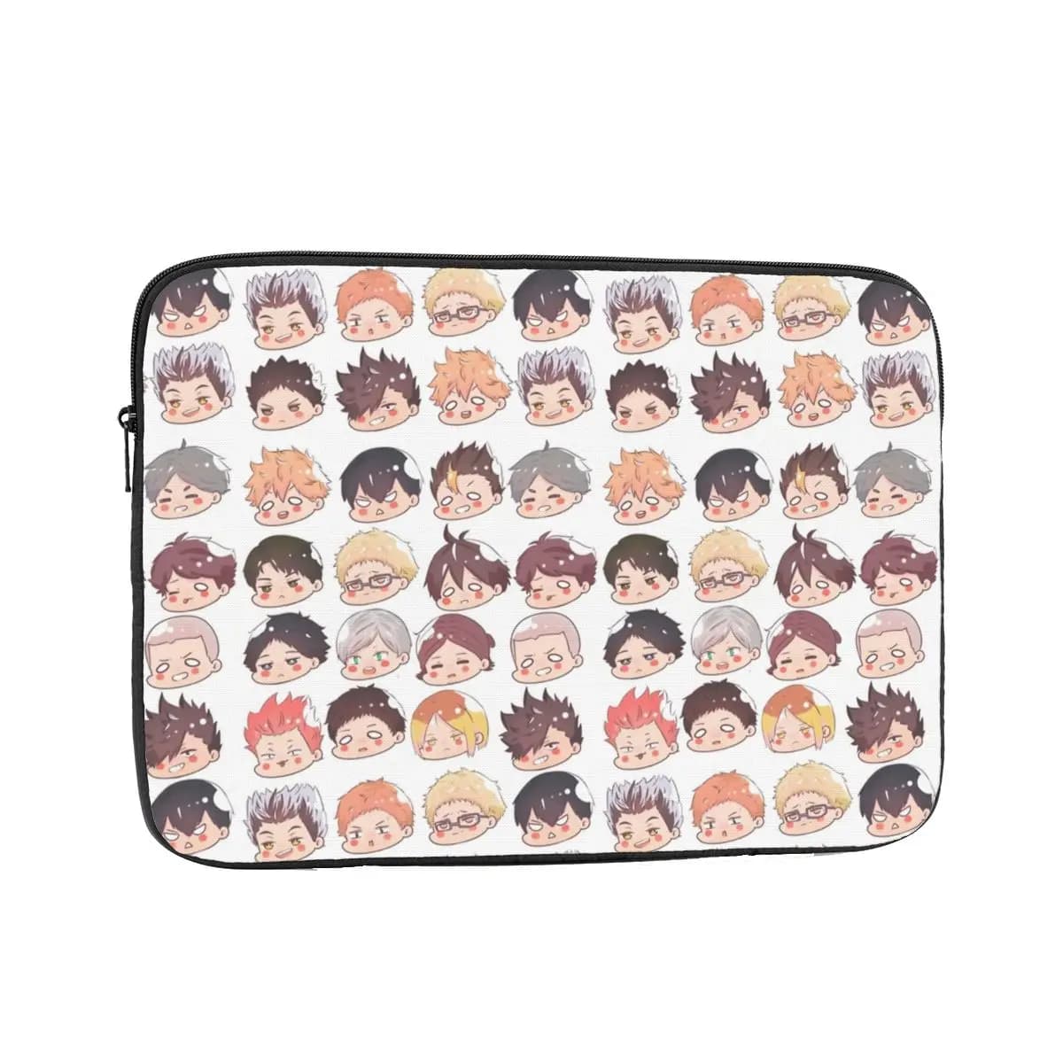 Haikyuu Chibi Heads Custodia protettiva per laptop Borsa per notebook da 10 12 13 15 17 pollici Custodia antiurto per tablet